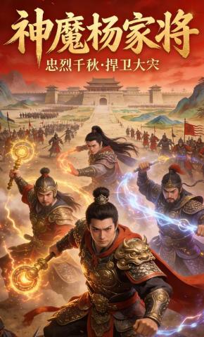 短剧《神魔杨家将》海报