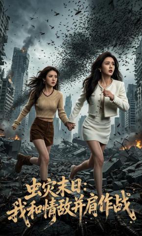 短剧《虫灾末日：我和情敌并肩作战》海报