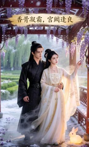 短剧《香骨凝霜，宫阙逢良》海报