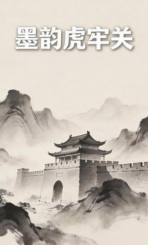 短剧《墨韵虎牢关》海报