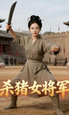 短剧《杀猪女将军》海报