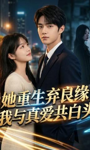 短剧《她重生弃良缘，我与真爱共白头》海报