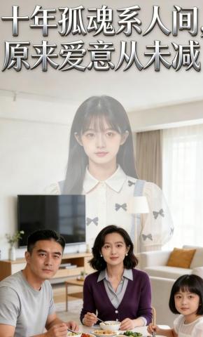 短剧《十年孤魂系人间，原来爱意从未减》海报