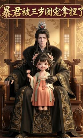 短剧《暴君被三岁团宠拿捏了》海报