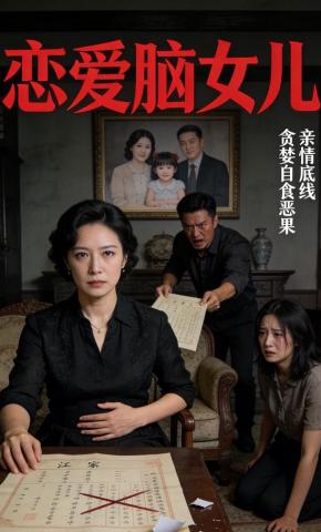 短剧《恋爱脑女儿》海报