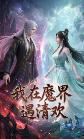 短剧《我在魔界遇清欢》海报