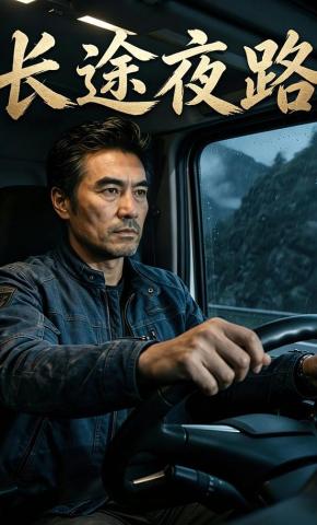 短剧《长途夜路》海报