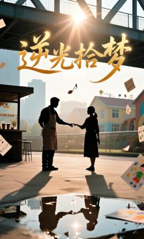 短剧《逆光拾梦》海报