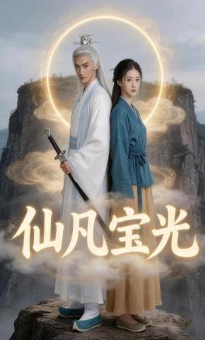 短剧《仙凡宝光》海报