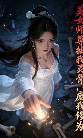 短剧《美女师尊抽我灵骨，废我修为！》海报