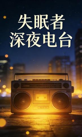 短剧《失眠者深夜电台》海报