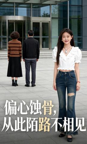 短剧《偏心蚀骨，从此陌路不相见》海报