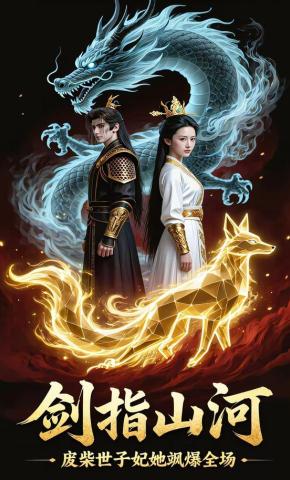 短剧《剑指山河：废柴世子妃她飒爆全场》海报