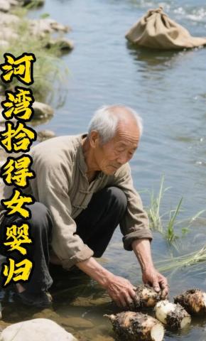 短剧《河湾拾得女婴归》海报