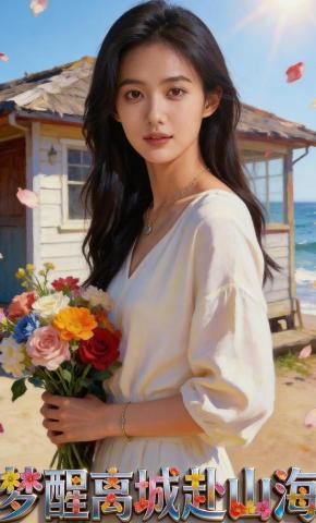 短剧《梦醒离城赴山海》海报