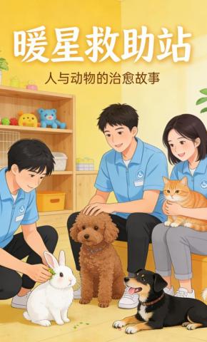 短剧《暖星救助站》海报