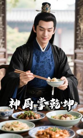 短剧《神厨掌乾坤》海报