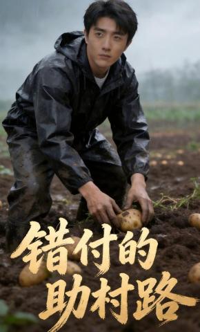 短剧《错付的助村路》海报