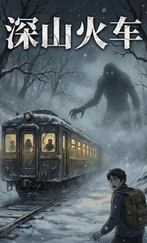 短剧《深山火车》海报