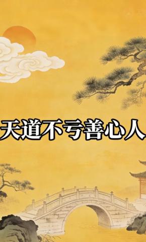 短剧《天道不亏善心人》海报