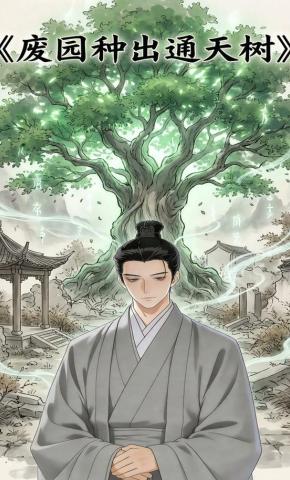 短剧《废园种出通天树》海报