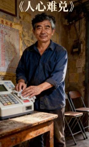 短剧《人心难兑》海报