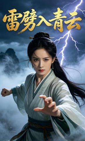短剧《雷劈入青云》海报