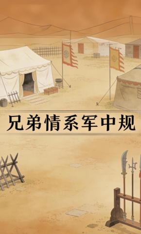 短剧《兄弟情系军中规》海报