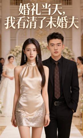 短剧《婚礼当天，我看清了未婚夫》海报