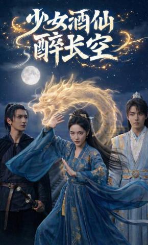 短剧《少女酒仙醉长空》海报
