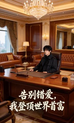 短剧《告别错爱，我登顶世界首富》海报