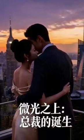 短剧《微光之上：总裁的诞生》海报