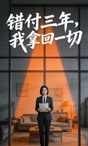 短剧《错付三年，我拿回一切》海报