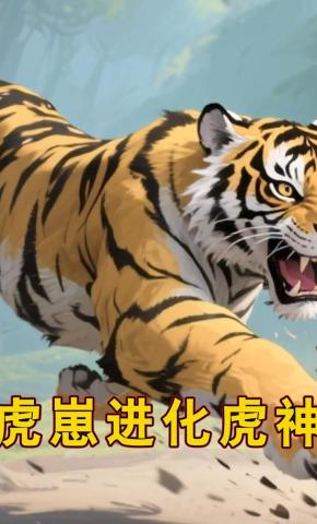 短剧《虎崽进化虎神》海报