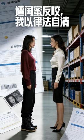 短剧《遭闺蜜反咬，我以律法自清》海报
