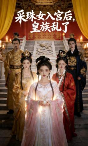 短剧《采珠女入宫后，皇族乱了》海报