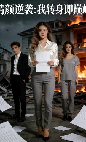 短剧《清颜逆袭：我转身即巅峰》海报