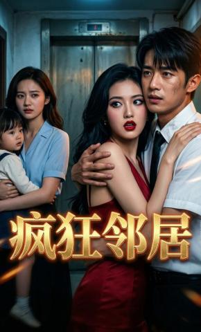 短剧《疯狂邻居》海报