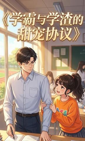 短剧《学霸与学渣的甜宠协议》海报