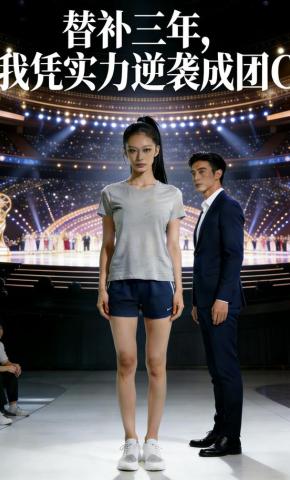 短剧《替补三年，我凭实力逆袭成团 C》海报