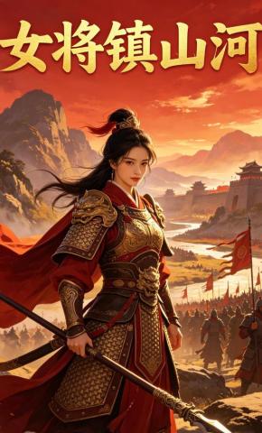 短剧《女将镇山河》海报