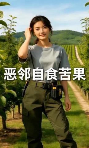 短剧《恶邻自食苦果》海报