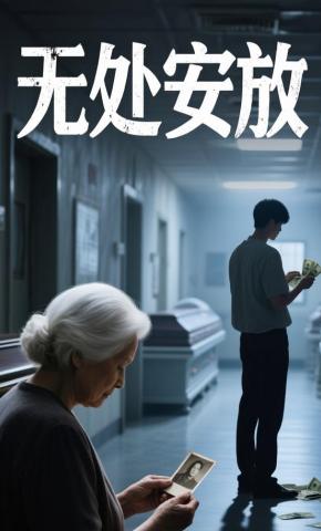 短剧《无处安放》海报