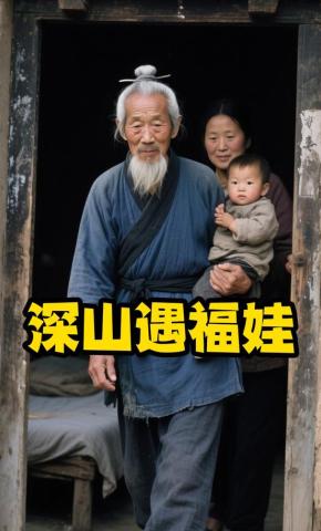 短剧《深山遇福娃》海报