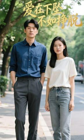 短剧《爱在下坠不如挣脱》海报