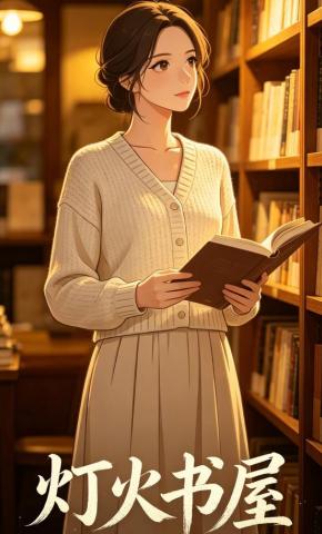 短剧《灯火书屋》海报