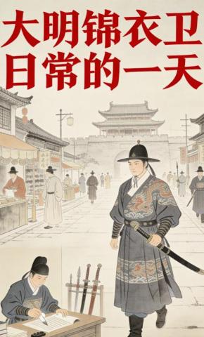 短剧《大明锦衣卫日常的一天》海报
