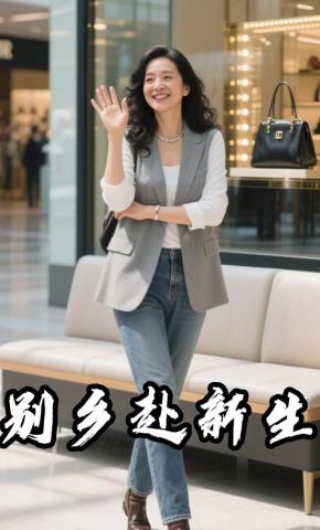 短剧《别乡赴新生》海报