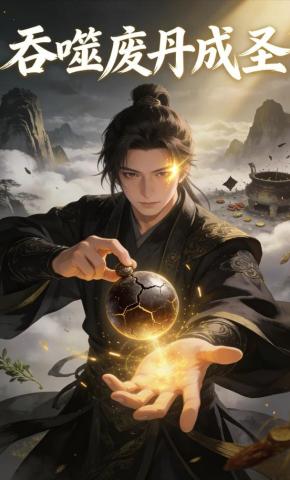 短剧《吞噬废丹成圣》海报