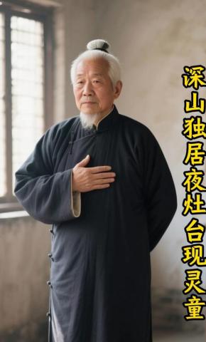 短剧《深山独居夜灶台现灵童》海报